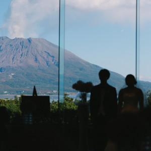 チャペルから見える美しい景色が最高のおもてなしに|アートホテル鹿児島の写真(50506309)