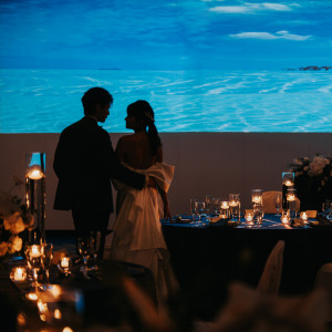 【桜島】最大160名収容可能。理想のホテルウェディングを叶える上質な雰囲気のパーティー会場|アートホテル鹿児島の写真(55610520)