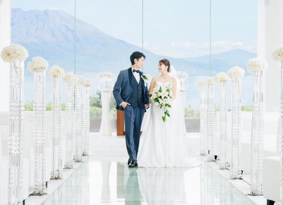 楽しかった結婚式！！」｜チャペルはとても綺麗でした。全面ガラス張り