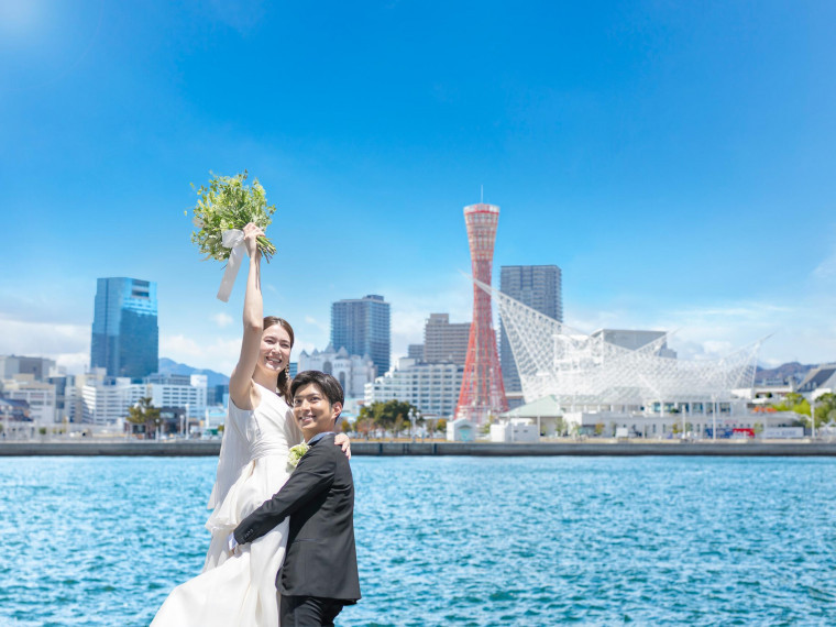 神戸を代表するロケーションでウェディングフォト☆彡