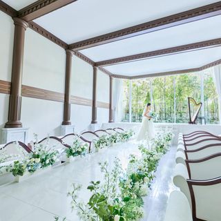 ≪残り僅か≫ガラス張りの自然光溢れる挙式＆貸切体験