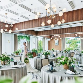 【緑と光に包まれた貸切W】テラス演出体験×岡崎旬彩の美食