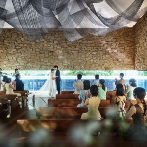 水の流れやせせらぎ音を立体的に感じることができる独立型チャペル|KUMAMOTO MONOLITH（熊本モノリス）の写真(55435993)