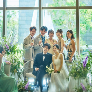 心から大切なゲストに囲まれて過ごす喜びの詰まった一日|KUMAMOTO MONOLITH（熊本モノリス）の写真(55435515)