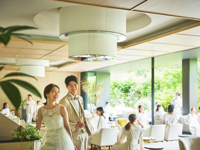 料理・引出物などの展示
