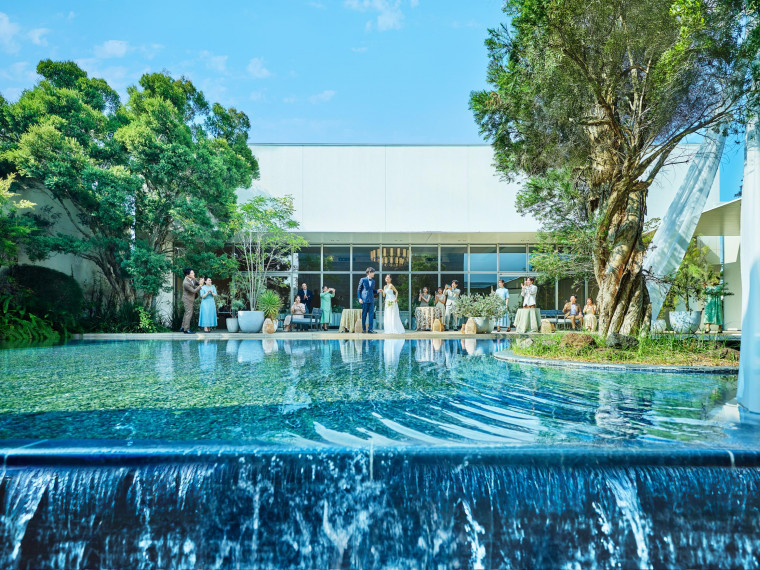 プライベートガーデンでおふたりだけの演出を