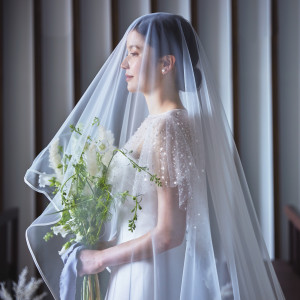 上質な設えが印象的なシンプルな造りは、花嫁姿をより一層美しく輝かせてくれる|Flairge Dalliance（フレアージュダリアンス）の写真(31624396)