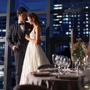 名古屋の街並みや眺望を愉しむことができるナイトウェディング|THE TOWER HOTEL NAGOYA（ザタワーホテルナゴヤ）の写真(34440124)