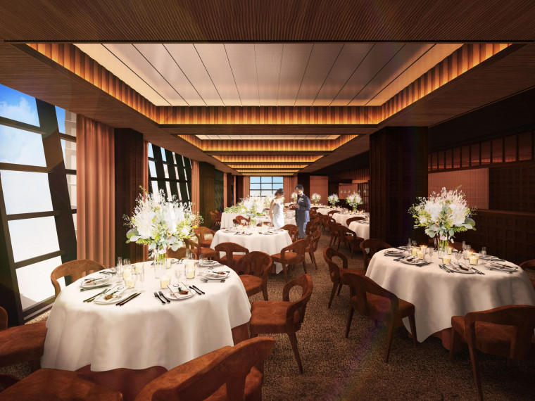 世界ブランド承認タワーinホテルを1組貸切！美食ウェディング