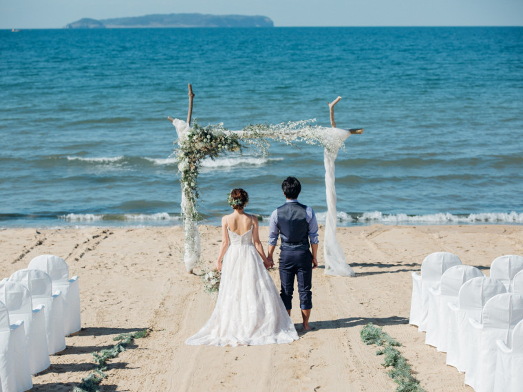 ロケーション 自慢の景色 ぶどうの樹 福津海岸通りー海のウエディングリゾートー ウエディングパーク