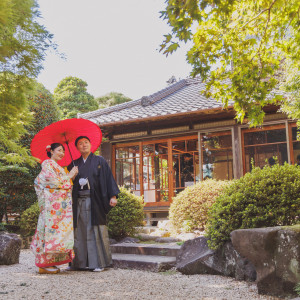 200坪の枯山水庭園をお二人だけのものに|～明治二年創業～　丹徳庭園ウエディングの写真(27628785)