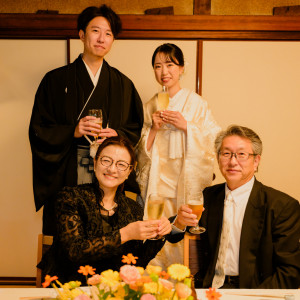 【ファミリー結婚式という選択肢】ご家族様に見守られ、和やかなウエディングが可能です。|～明治二年創業～　丹徳庭園ウエディングの写真(52607433)