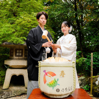 25年6・7・8・9月限定 二大特典 人前式・鏡開き無料