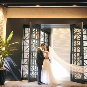 建築美×ART溢れるホテルでの館内ロケーションフォトも叶う