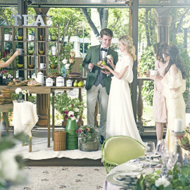 【平日限定*花嫁体験】アフタヌーンティ×ドレス試着×カラー診断