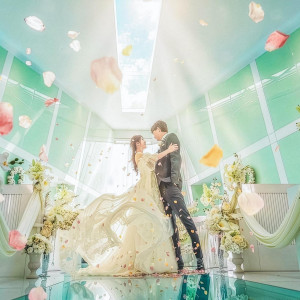 下見した会場の写真