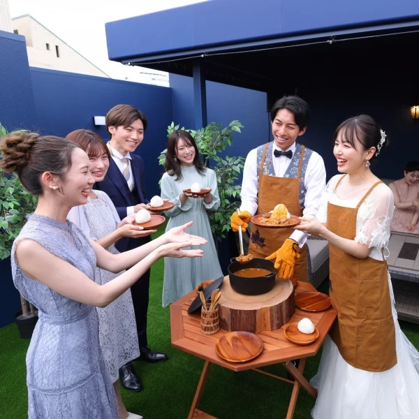 ビュッフェで会話も弾みそう