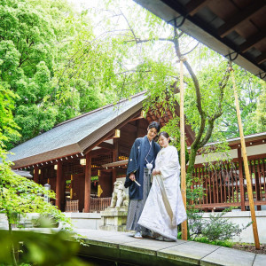 自然溢れる閑静な神前式体験~半屋外社殿&披露宴会場見学