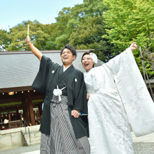 乃木神社の境内にて|乃木神社・乃木會館の写真(47801845)
