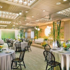 【棗／最大60名まで】しなやかな竹装飾と壁紙には和紙を使用した温かみのある『和モダン空間』へ2025年リニューアル|乃木神社・乃木會館の写真(53457906)