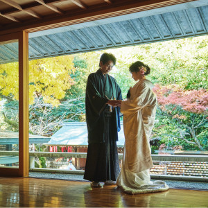 半屋外神社×和洋の伝統美彩るパーティ会場見学会～豪華試食