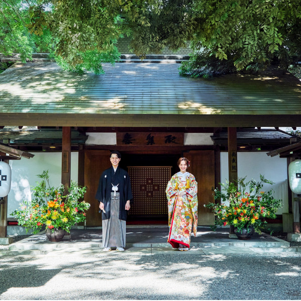 おふたりが結婚式をあげるのに選ばれたこの場所だからこそ、おふたりらしさ溢れる撮影に