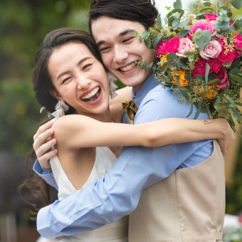 マタニティさんも安心して過ごせる滞在型ウエディング。フサキリゾートで特別な時間を。