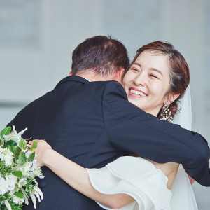 お父さんありがとう！花嫁姿で感謝を伝えよう|ルクリアモーレ広島の写真(35536105)