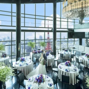 東京タワー(R)を間近に望み、東京の街並みを一望できる美空間。東京らしい結婚式が叶えられる*|Fish Bank TOKYO（フィッシュバンクトーキョー）の写真(17596580)