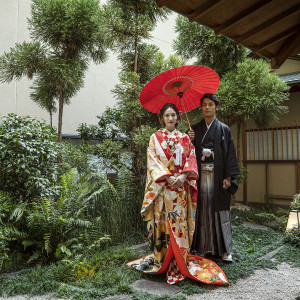 番傘なども差しながらの演出は特別感が出ます。|ホテルモントレ ラ・スール大阪の写真(19490758)