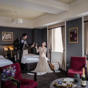 ご結婚式後は、ホテル最上階にある天然温泉でリラックスして過ごして頂き、ホテルへ1 泊。|ホテルモントレ京都の写真(15653816)