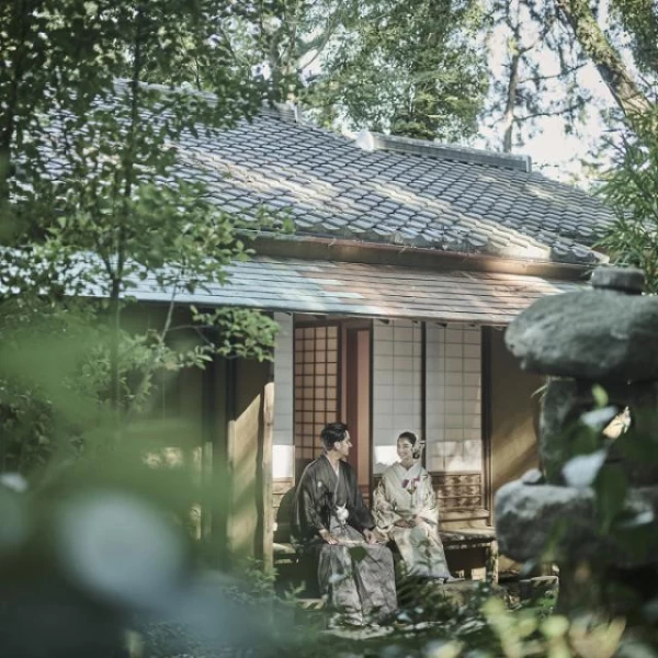 敷地内には茶室も現存。様々な写真が撮れる