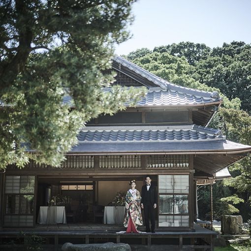 高宮庭園茶寮の結婚式の公式写真