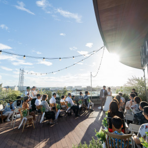 江の島、富士山が一望できる空に浮かぶカフェ|3＋3CAFE（サンタスサンカフェ）の写真(48420188)