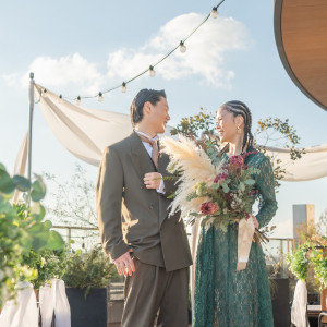 持ち込み自由でおふたりらしい結婚式を|3＋3CAFE（サンタスサンカフェ）の写真(39137351)