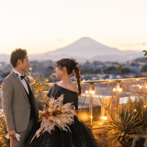 天空のカフェウエディング|3+3CAFE(サンタスサンカフェ)の写真(49820319)