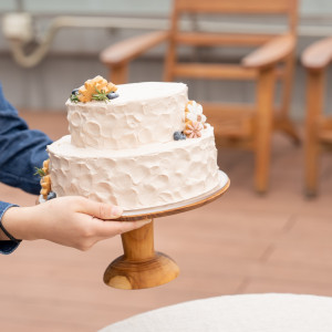 パティシエと相談して決めたオリジナルケーキが可愛い！|3＋3CAFE（サンタスサンカフェ）の写真(27258916)