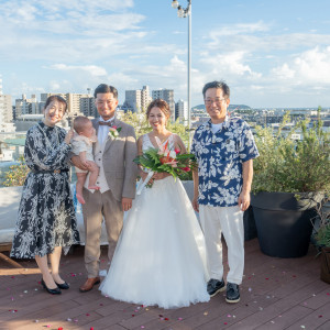 大切な家族・友人との結婚式☆ナイトウェディングも素敵です
