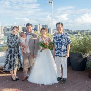 大切な家族・友人との結婚式☆ナイトウェディングも素敵です