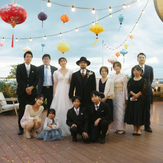 ご親戚ともゆっくりお写真タイム！