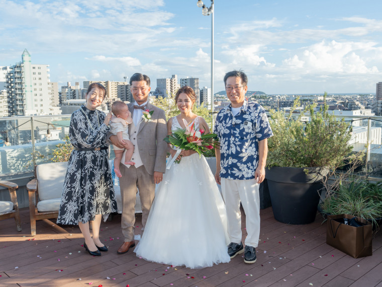 大切な家族・友人との結婚式☆ナイトウェディングも素敵です