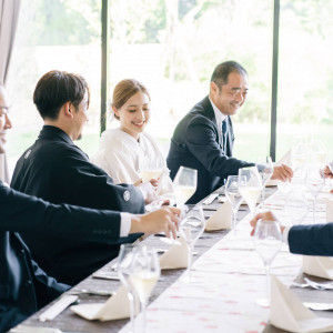 お食事の会場〜アットホームなレストランウエディングを|ときわ邸 M-GARDENの写真(35272059)