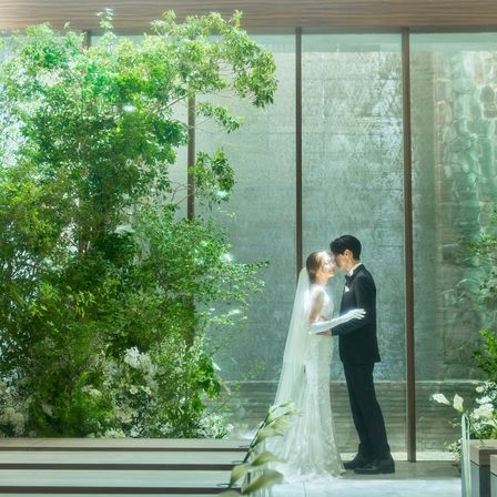 光と水が織りなす、幻想的な「滝のチャペル」で誓う特別な瞬間| L2126（エルニイチニロク）の写真(54524397)