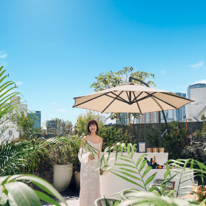 ガーデンテラスの間に広がるのは表参道の街並み|Central Terrace TOKYO（セントラル テラス トーキョー）の写真(41056333)