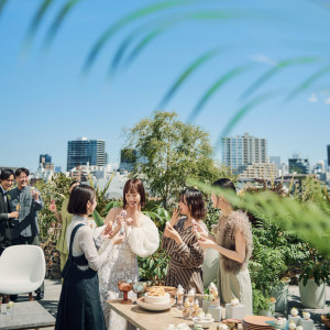 バルーンリリース、フォトブース、人前式
ゲストと楽しめる心地良いスペース|Central Terrace TOKYO（セントラル テラス トーキョー）の写真(41055688)