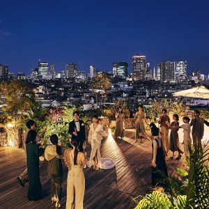 残▲年イチ【Xmas限定★選べる特典】表参道一望テラス×演出体験*試食