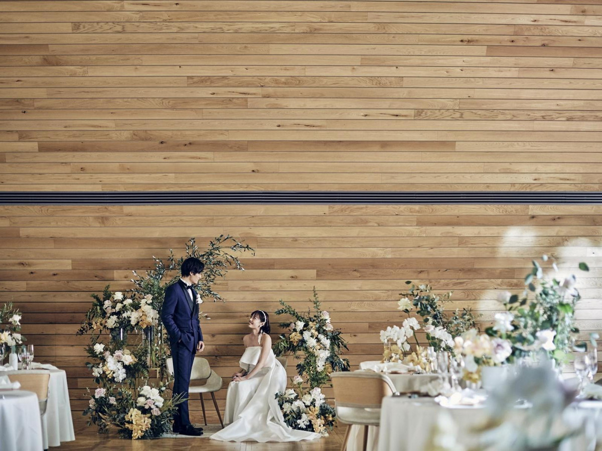  Nature Rich
自然を身近に感じる
ウエディングレストラン