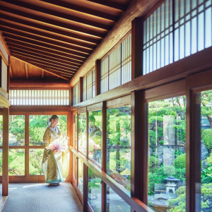時の流れを感じる意匠や庭園を舞台に かけがえのない美しい結婚式を|葵庭園の写真(55413634)