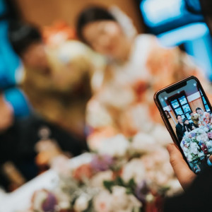 会食ではご家族とのお写真撮影も大切な時間です|日光東照宮(世界文化遺産)の写真(19156943)