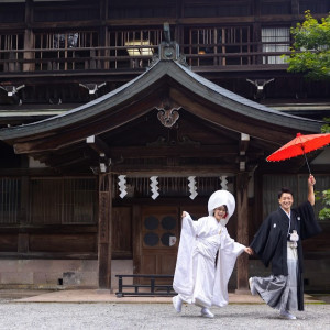 日光東照宮美術館前でのロケーションフォト|日光東照宮(世界文化遺産)の写真(19093534)